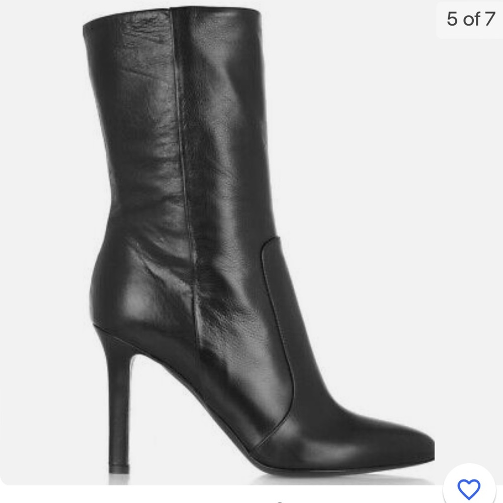 TAMARA MELLON "REBEL" 90 black leather boots